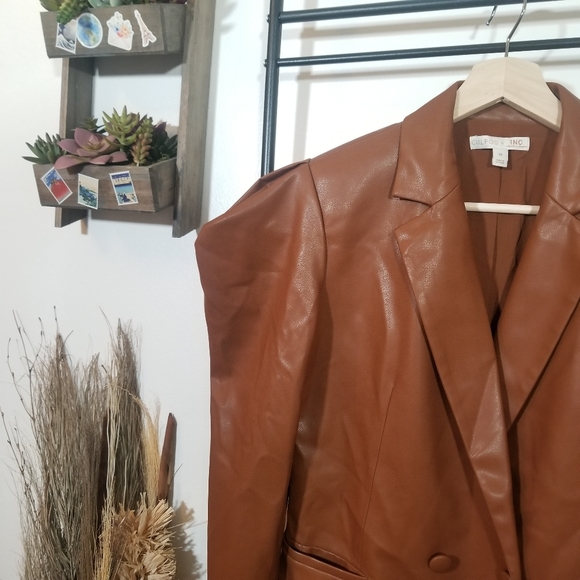 Culpos INC Oversized Leather Jacket - Picture 5 of 11